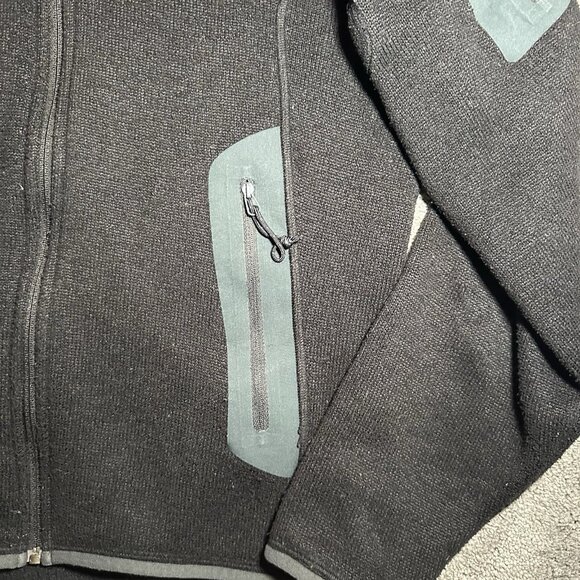 Arcteryx Covert Fleece Full Zip Womens Medium Black Polartec Gorpcore - Picture 3 of 12